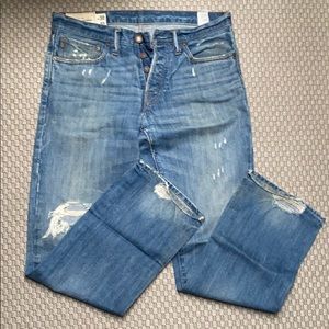 Men’s Abercrombie Straight fit Ripped Jeans